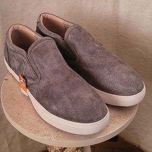Propet Mens Gray Suede Boat Shoes Sz11.5